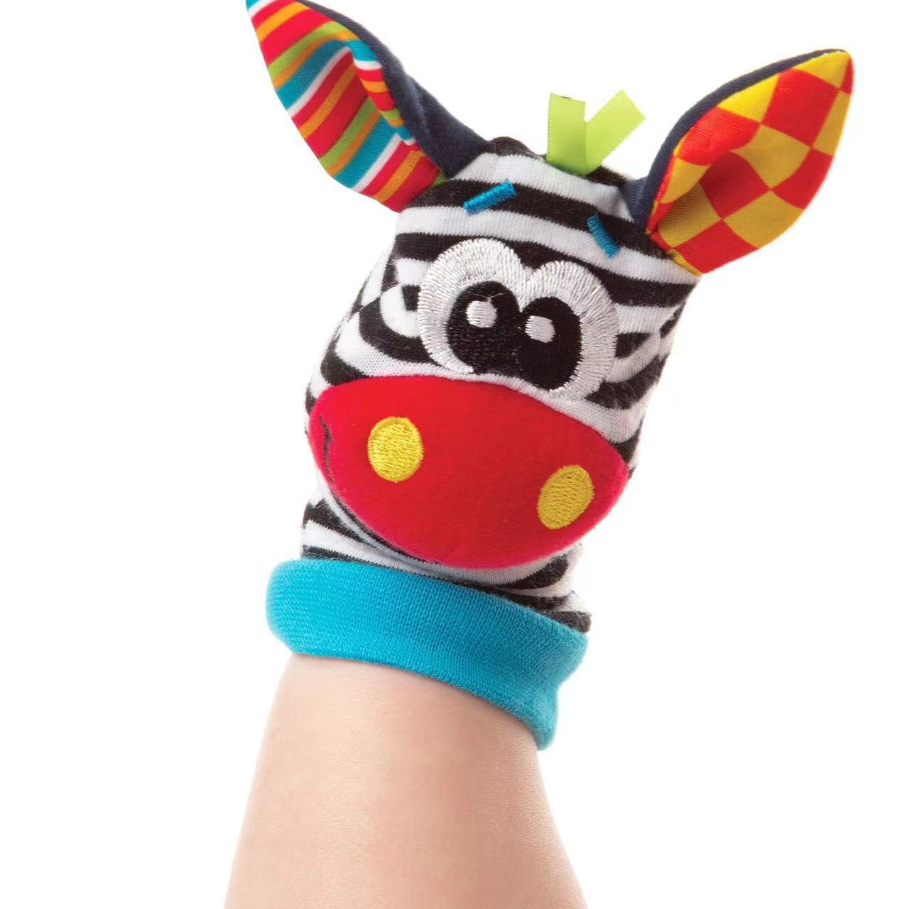 Infant Cartoon Animal Wrist Bell Rattle Socks New Toddler Wristband Socks Set Cpc Ce