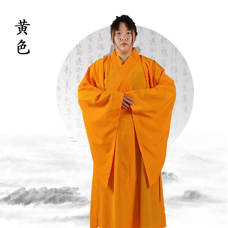 Haiqing Layman's Clothing for Women, Fuching Monk, My Sea and Clear Monk's Clothing, Monk's Clothing, Gown, Youth Clothing, Men's Brown Black