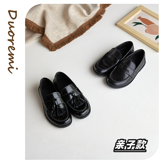 Маленькие осенние новые китайские кожаные туфли, британский стиль Br2516, маленькие кожаные туфли, японские лоферы для девочек и детей с мягкой подошвой