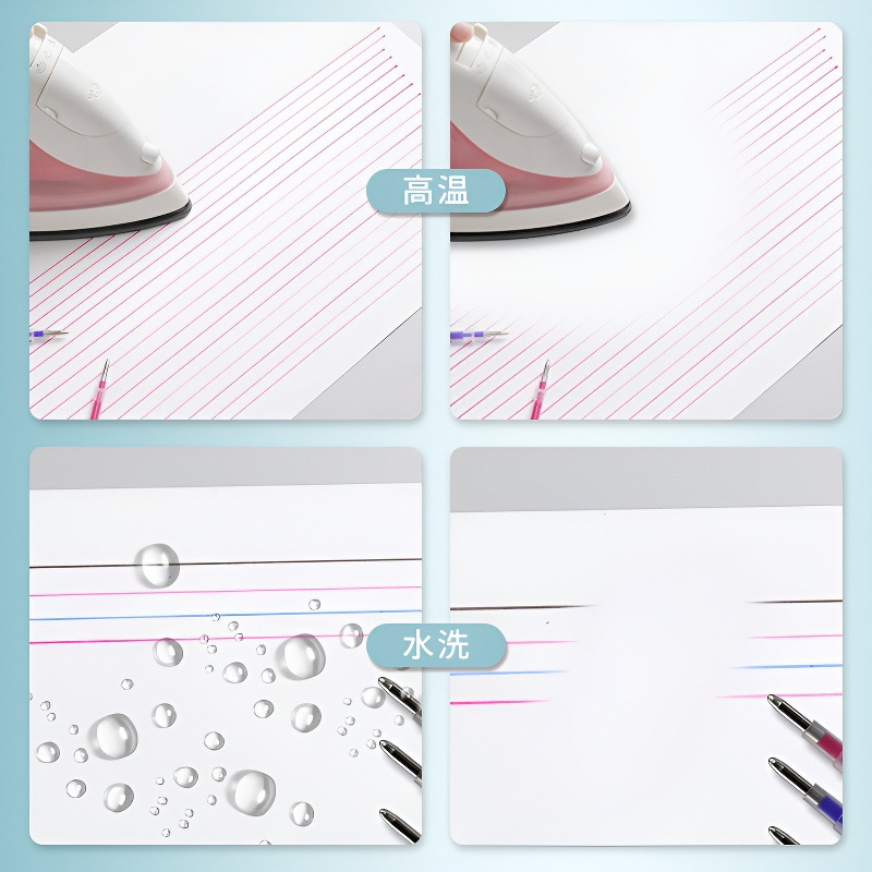 High Temperature Disappearing Pen for Clothing, Special Thermal Erasing Pen for White Leather Fabric, Shoe Making, Thermal Fading Pen Refill, Factory Direct Sale