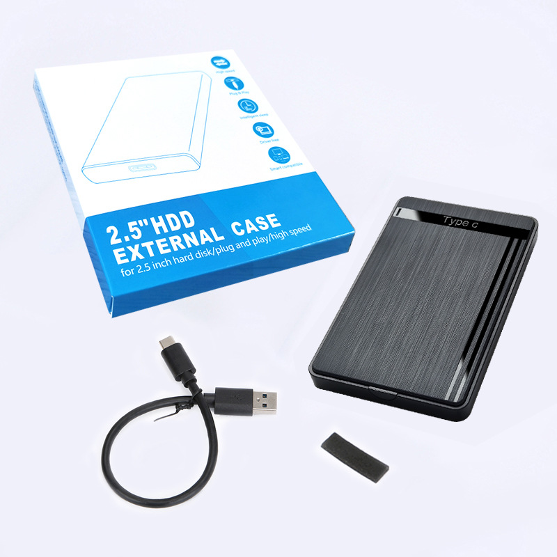 type-c mobile hard disk box 2.5 inch ssd solid state drive shell sata serial notebook external box