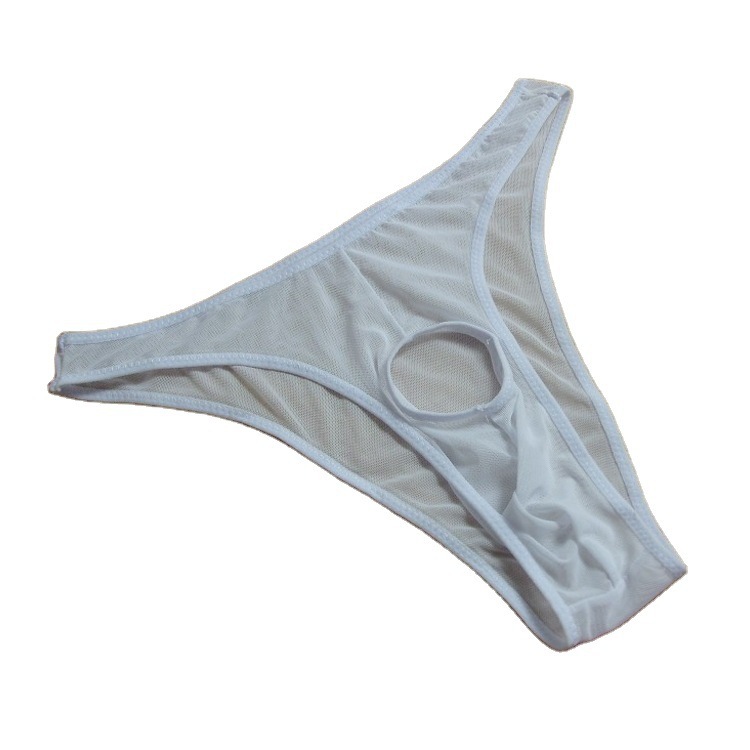 Aliexpress Amazon Men's Various Multi-Color Sex Toys See-Through Underwear One-Piece V-Shaped Penis Thong