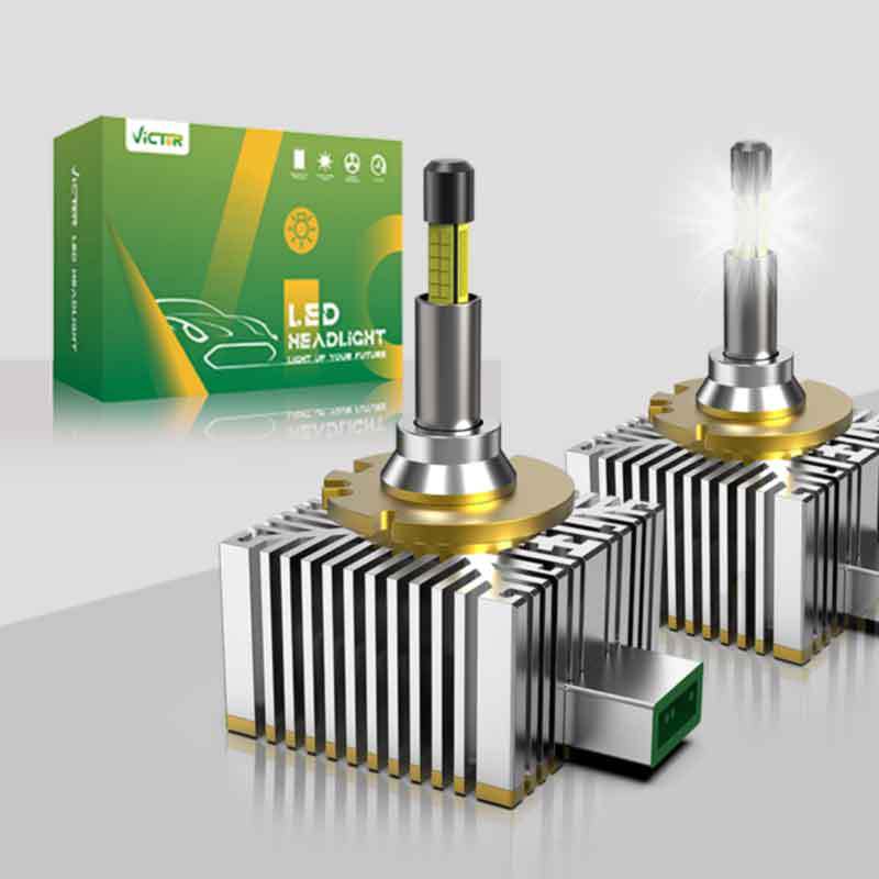 360 ° 4-сторонняя светодиодная фара D1SD2SD3SD4SD5SD8S без теней совместимая с оригинальным стабилизатором автомобиля