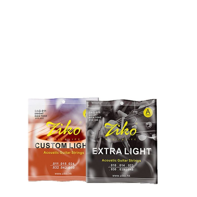 ZIKO Leo String Folk Guitar String DP Phosphor Bronze Brass Silver Plated String DN Electric Guitar String Set String