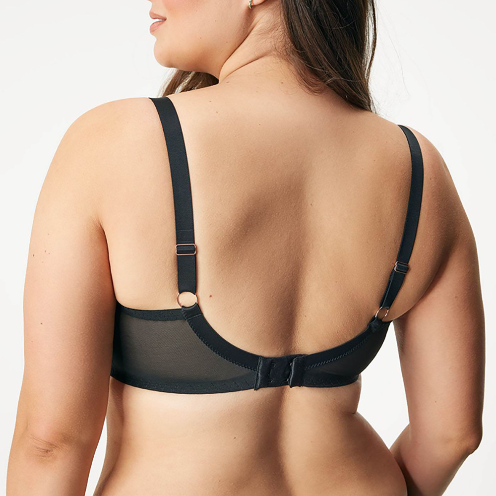 Cross-Border Ultra-Thin Lace Full-Cup Large Size Single-Layer Bra Customized with Labor and Materials, Designed on Demand and Samples Produced Quickly