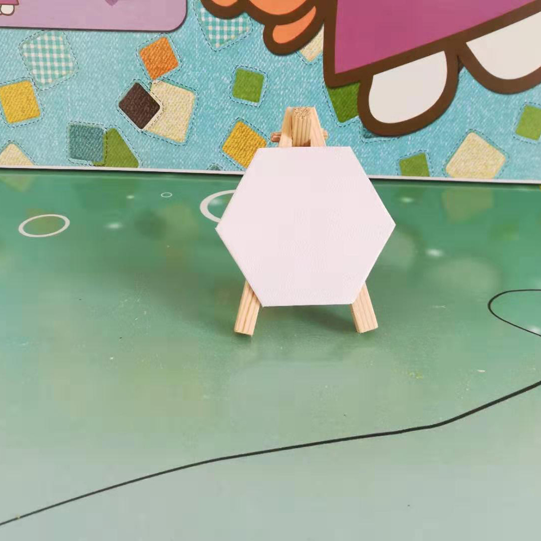 Mini oil painting frame children wooden acrylic painting blank graffiti hand painted diy small drawing board easel set wholesale