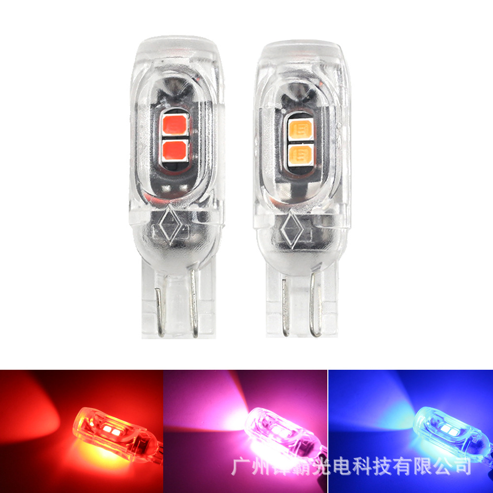 Лампа номерного знака Flash T10 2835 5smd автомобильный LED 5W5 бесконечное декодирование индикаторная лампа