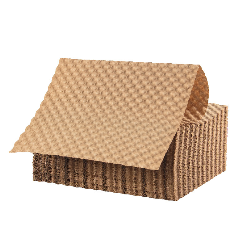 Buffer foam paper environmentally friendly biodegradable wrapping paper filled kraft paper roll shockproof single organ foam paper wholesale