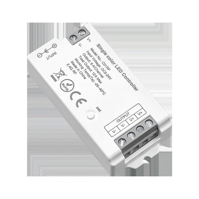 Single Color/Temperature Dimming C01Rfled Controller Supports Tuya Smart Life App Control