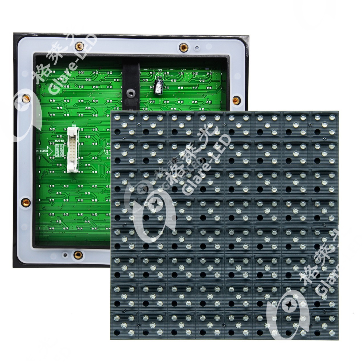 Outdoor Direct-Plug P25 Circular Light Module Highway Led Display Unit Board Induction Screen Led Traffic