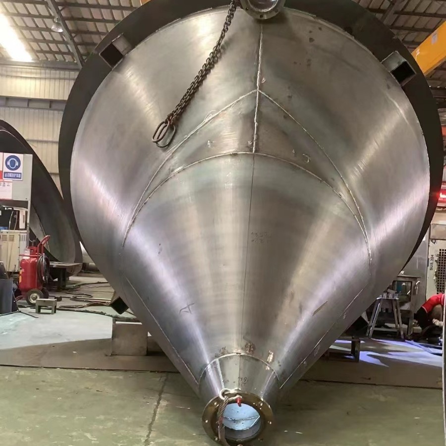 Carbon Steel Stainless Steel Cone Tapered Bell Mouth Rolled Special-Shaped Large and Small Head Rolled Pipe Rolled Round Sheet Metal Laser Welding