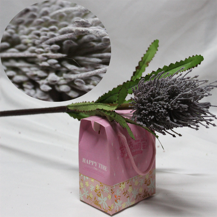 Artificial Flower Lucky Head Emperor Flower Living Room Floor Plastic Silk Flower Pineapple Fake Flower Home Decoration Ornaments