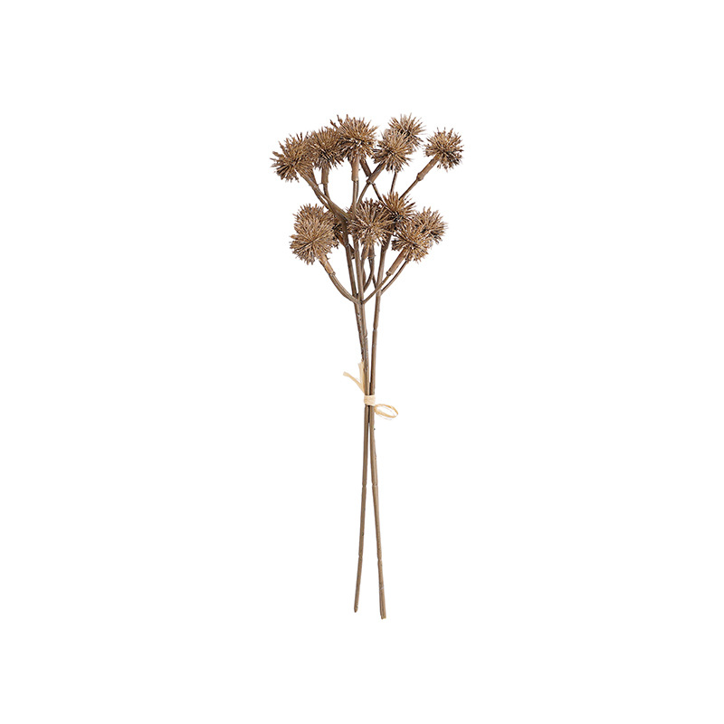 Cross-Border Small Thorn Ball Bouquet, Artificial Flower Manufacturer, Fake Flower and Green Plant Wholesale, Wedding Decoration Crafts