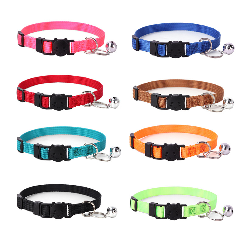 Pet Supplies Foreign Trade Cross-border Supply 8-color Spot cat Collar Can Break Free cat callor cat Collar