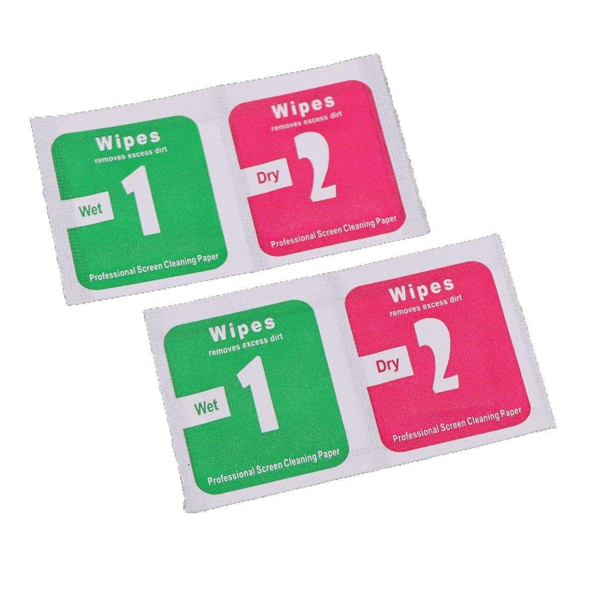 Alcohol cotton mobile phone protective film cleaning bag wet and dry alcohol bag 1+2 film auxiliary tool dust removal