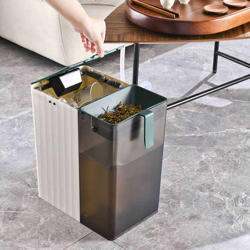 Ashtray, Tea Bucket, Tea Residue Bucket, Tea Set Accessories, Tea Tray Drain Pipe, Chinese Tea Bucket, Waste Water Bucket, Dry and Wet Separation