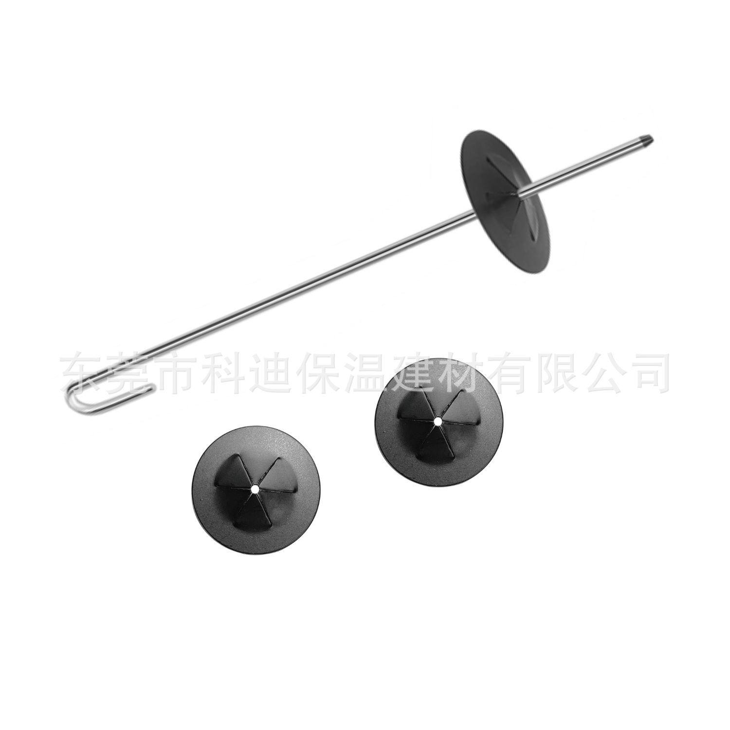 Stainless steel solar panel clip J hook hook for fixing solar panel anti-bird wire mesh