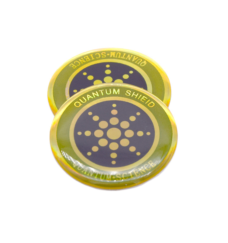 Стикеры против радиации для мобильного телефона с черной технологией, квантовый щит, с негативными ионами, можно настроить логотип.