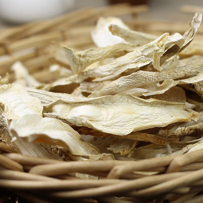 Fuchang Chicken Leg Mushroom 100G/Bag, Meaty Caps, Tender Stems, Crispy Soup, Stir-Fried Hot Pot Ingredients, Dried Mushrooms