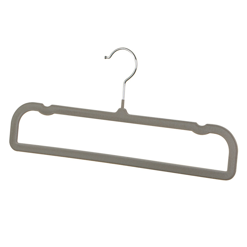 Household Adult Finishing Pants Rack Multi-functional Flocking Velvet Wardrobe Storage Non-slip Seamless Hanger Pants Hanger