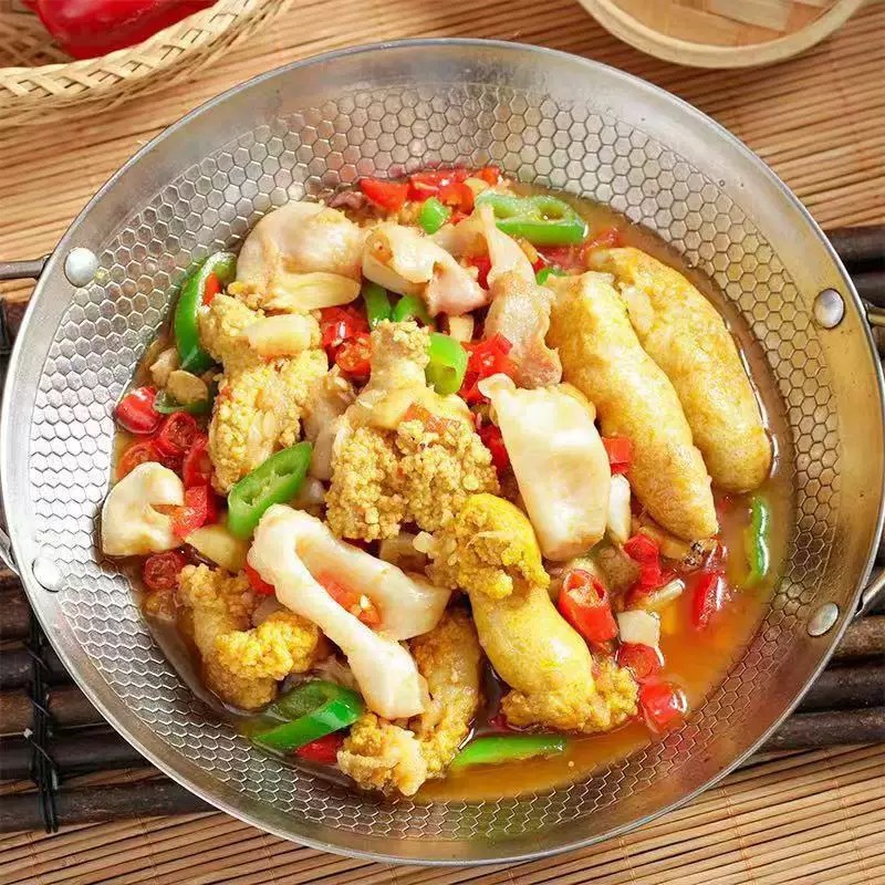 Piaogongguan Fish Roe, Fish Maw, Fish Bubble Hotel Fish Hot Pot, Fresh Water Fish Commercial 350g Per Pack