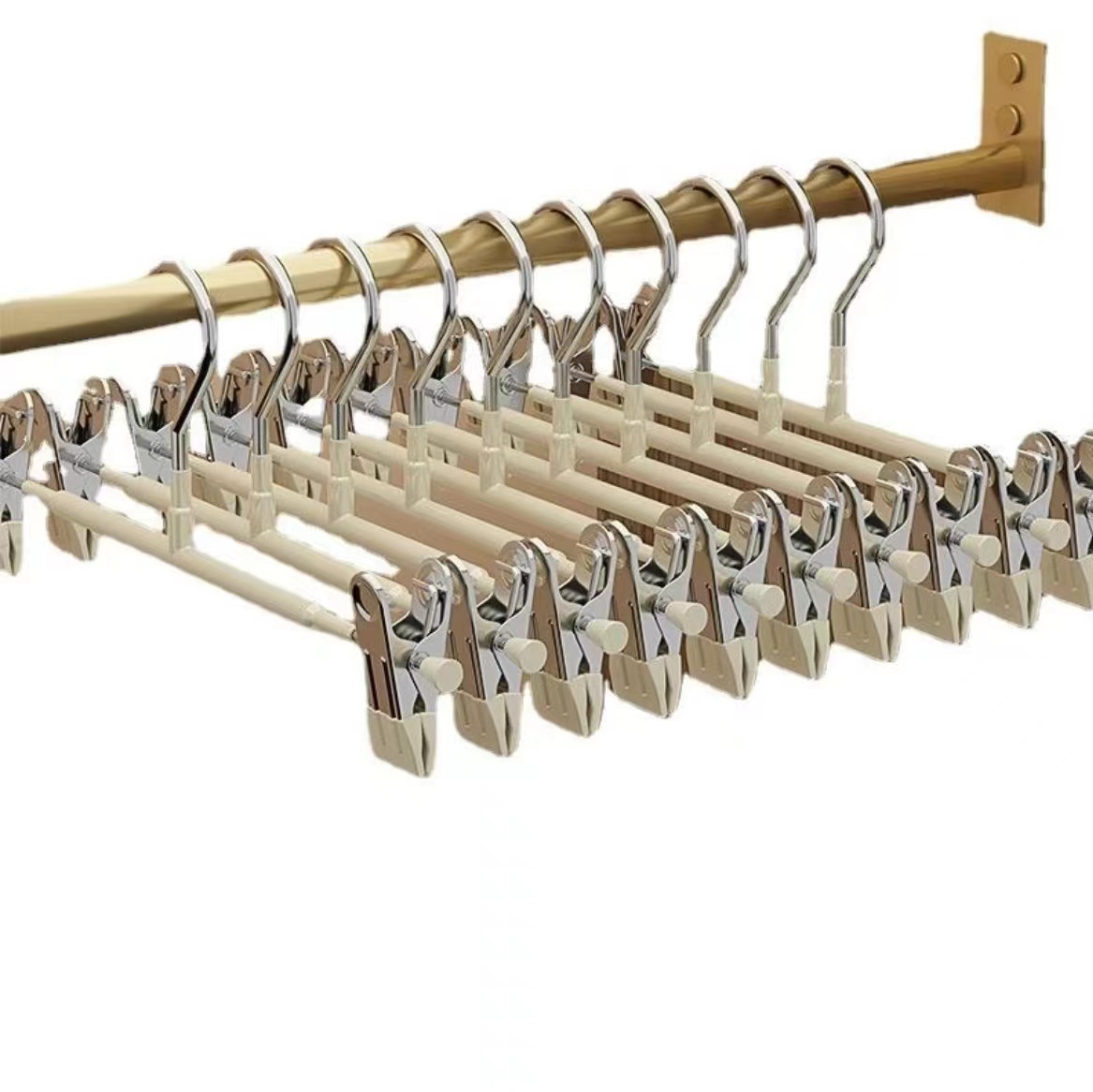 Nano-Impregnated Trouser Clips for Drying and Storing Trouser Clips, Sock Clips, Trousers Seamless Clips