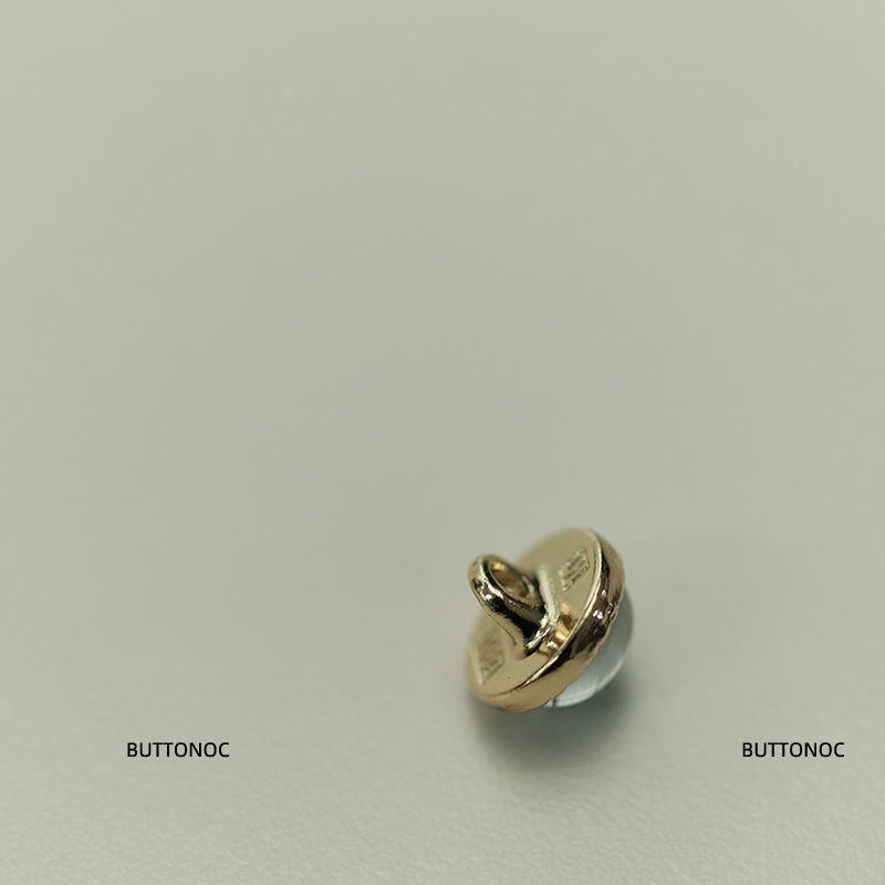 Super Beautiful Ab Color Pearlescent Metal Button Shirt Knitted Cardigan Sleeve Collar Small Button Women's Sweater Summer Top Button