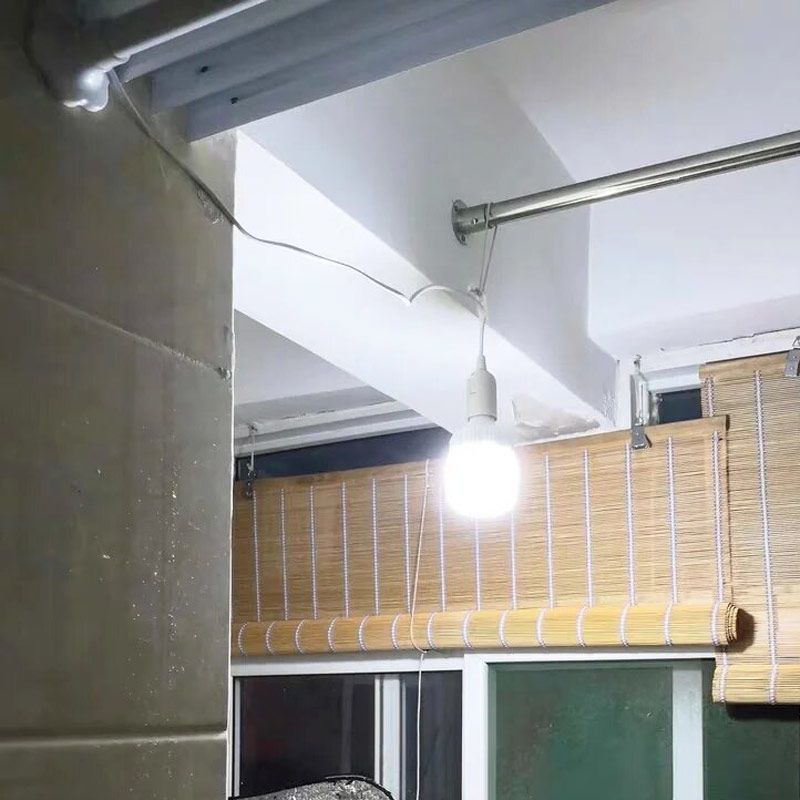 Led Energy-Saving Wired Light Bulb Plug-In Lamp Household Table Lamp Bedroom Bedside Lamp Switch Room Night Light Multi-Function