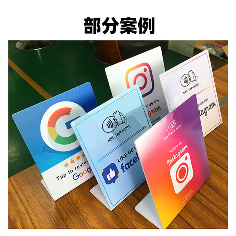 Nfc Stand Google Review Card Mobile Phone Touch 215 Desktop Nfc Tag Holder Smart Card