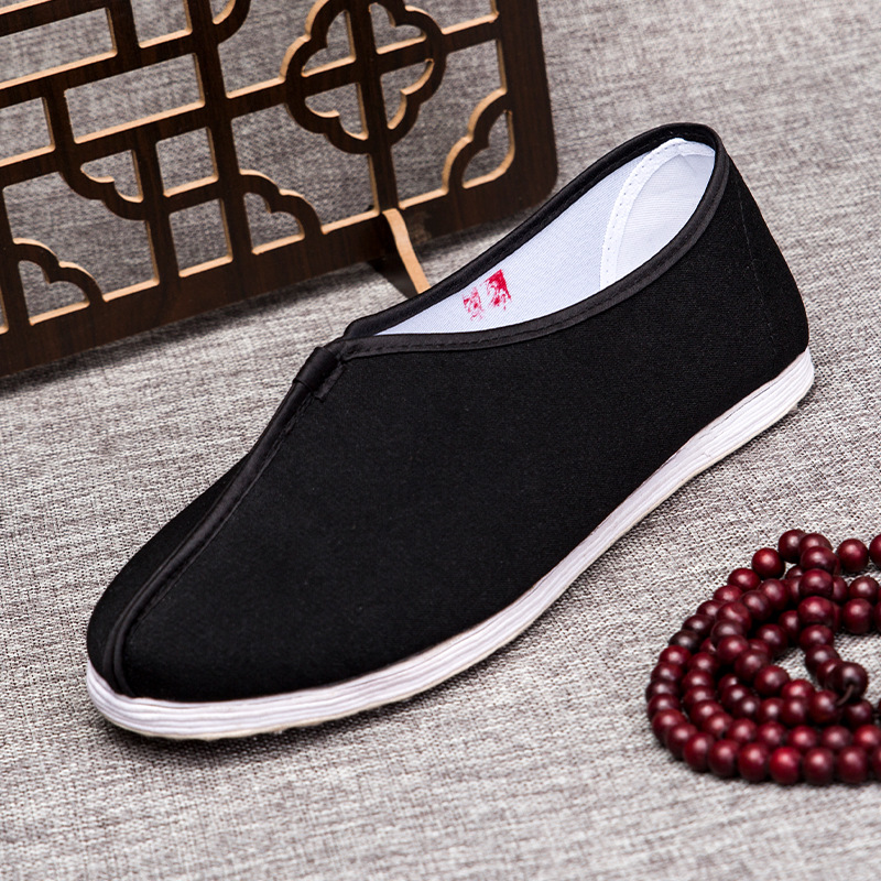 Buddhist Buddhist monk shoes Chinese antique handmade lasagna old Beijing comfortable breathable summer cloth shoes