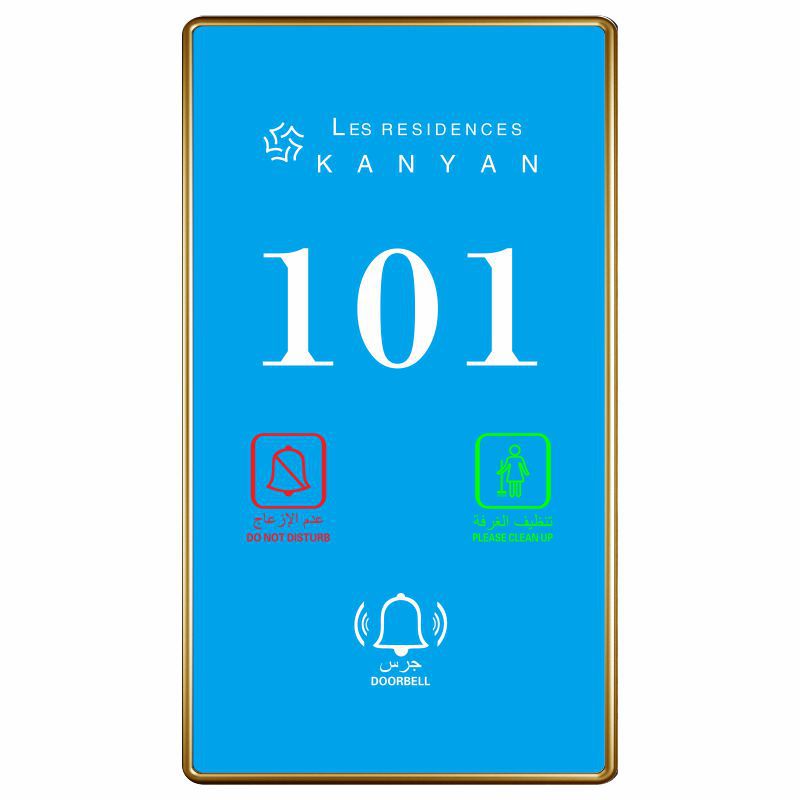 Hotel Door Display Digital Door Sign Do Not Disturb Hotel Touch Switch Doorbell Hotel Door Room Number