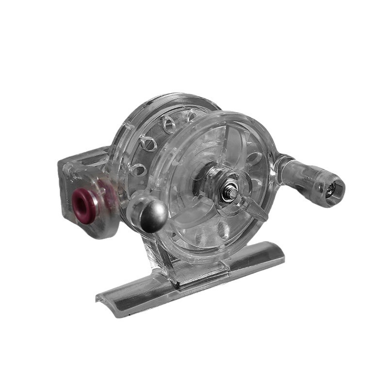 Ice Fishing Wheel Winter Fishing Wheel with Discharge Small Plastic Metal Axis Fishing Line Wheel Ultra-light Front Hit Rod Modified Fish Wheel