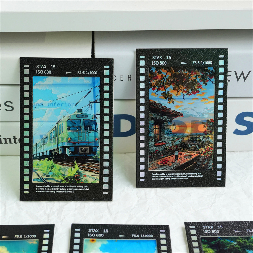 3 дюйма Инс Сяохуншу пленка светотени обратная пленка цветная пленка для фотообъектива черная рамка с клеевой основой