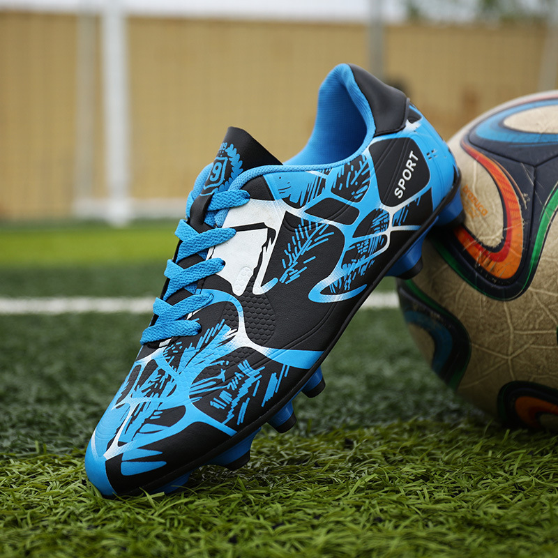 Футбольные ботинки для детей с шипами 163, обувь для тренировок с поврежденными шипами для учеников начальных и средних школ, молодежная спортивная обувь оптом