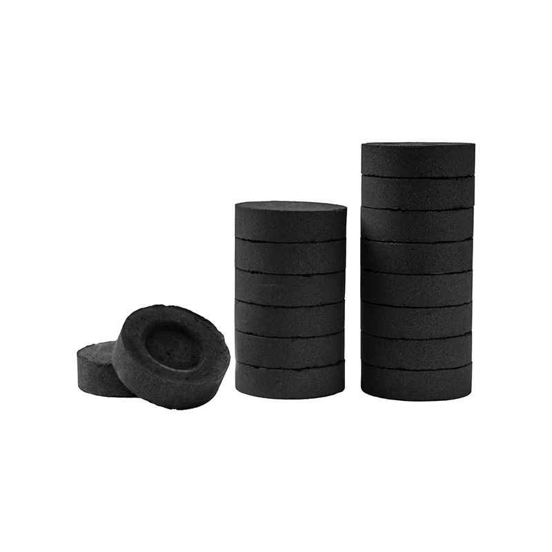 Fast-Burning Fruitwood Charcoal, Smokeless and Long-Lasting, Special Charcoal for Barbecue, Easy to Ignite, High-Temperature Bamboo Charcoal for Home Use, Shisha, Square and Round Charcoal