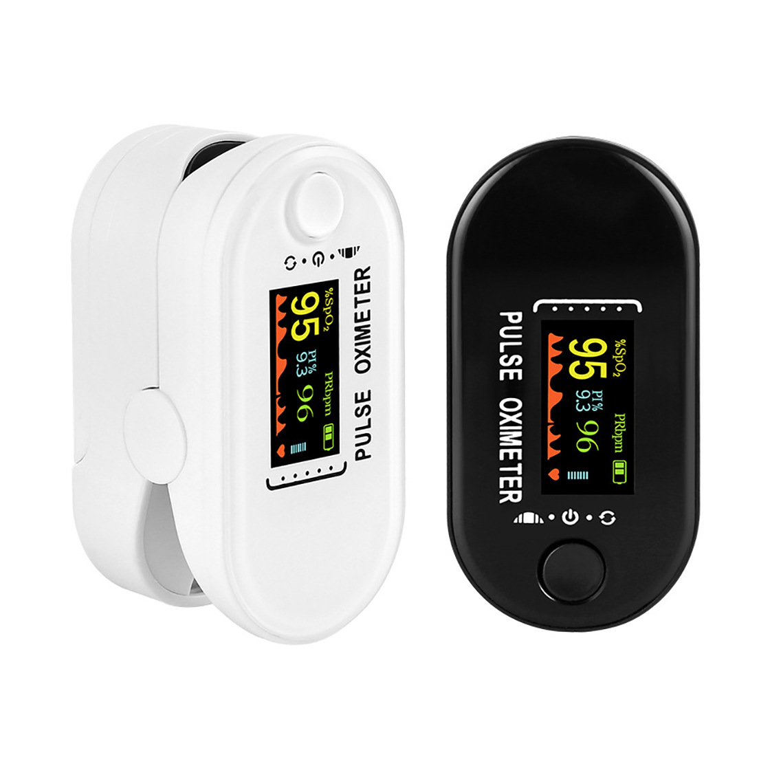 Cross-border M390 oximeter finger clip-on pulse oximeter TFT display oxygen saturation pulse rate monitor H6