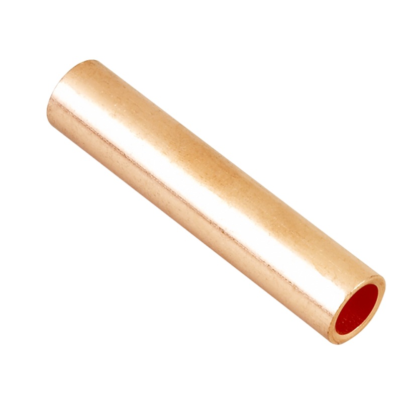 in stock wholesale copper connection pipe GT-G wire and cable connector copper direct pipe butt terminal wire connection pipe