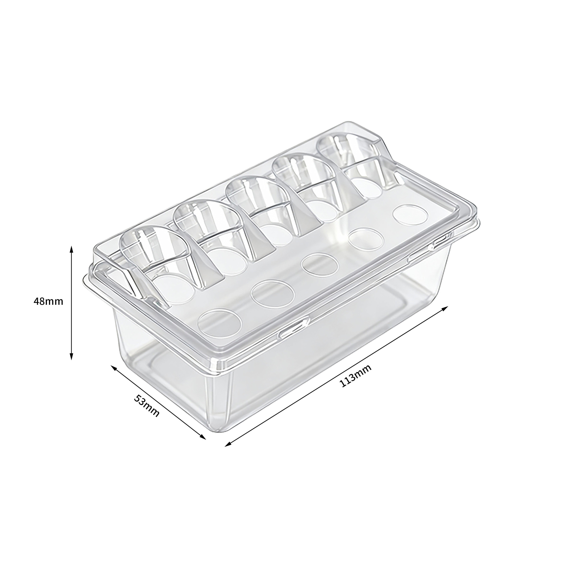 Tattoo Integrated Needle Color Mixing Rack Disposable Pigment Holder Cleaning and Placement 10 Pieces Per Box Storage Rack