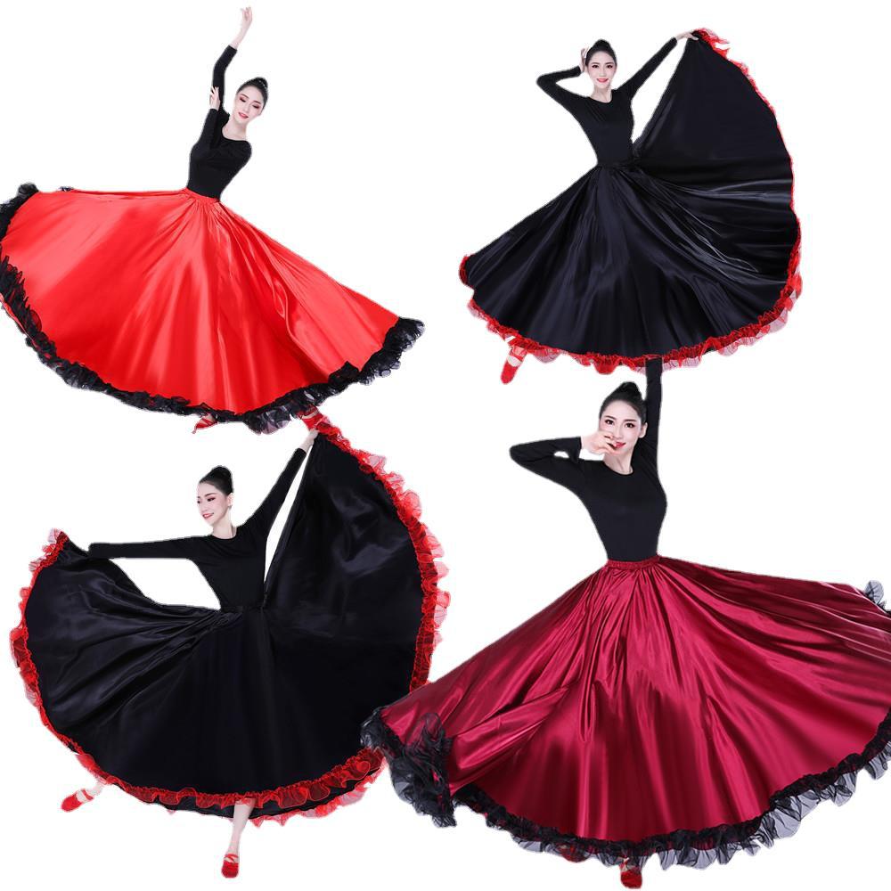 Spanish Bullfighting Dance Skirt, Belly Dance Skirt, Opening Dance Skirt, Performance Costume
