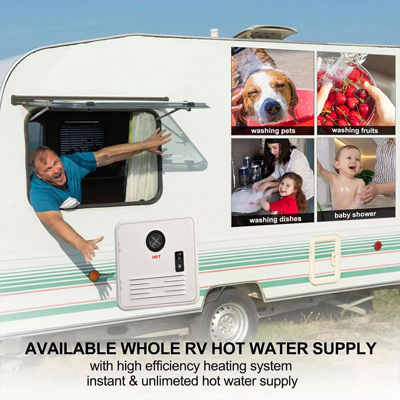 Cross-border RV Water Heater Constant Temperature Vertical Instant Water Heater LPG Portable Water Heater