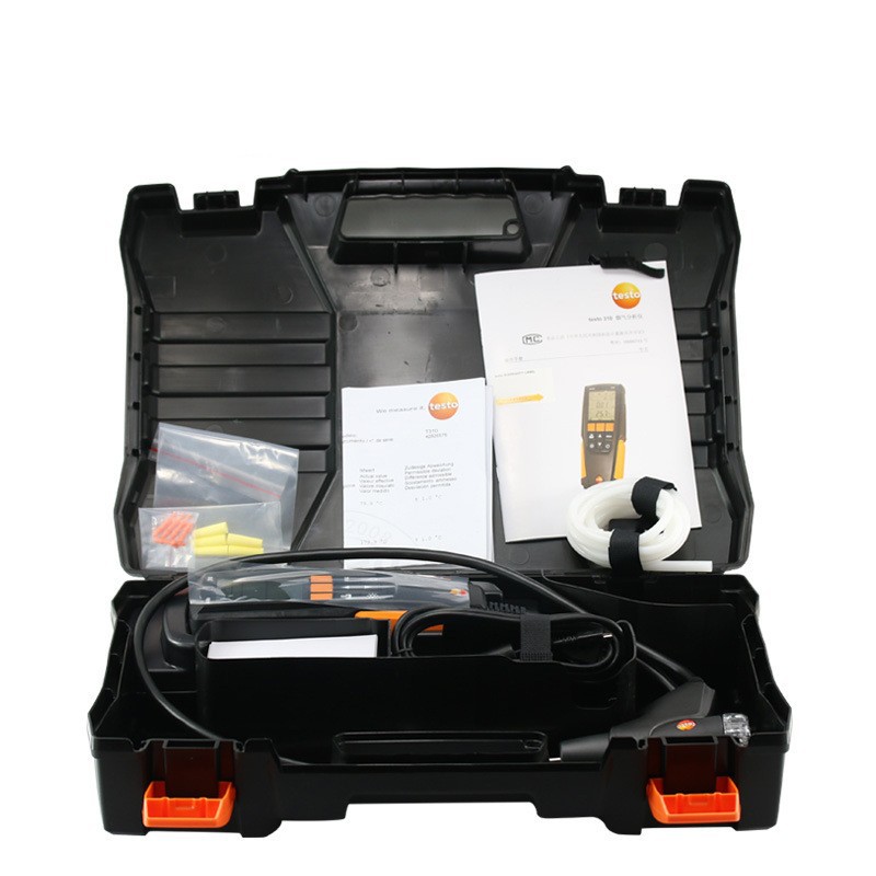Testo Testo310 Boiler Flue Gas Analyzer Combustion Efficiency Detector Smoke Temperature Flue Gas Coo2 Tester