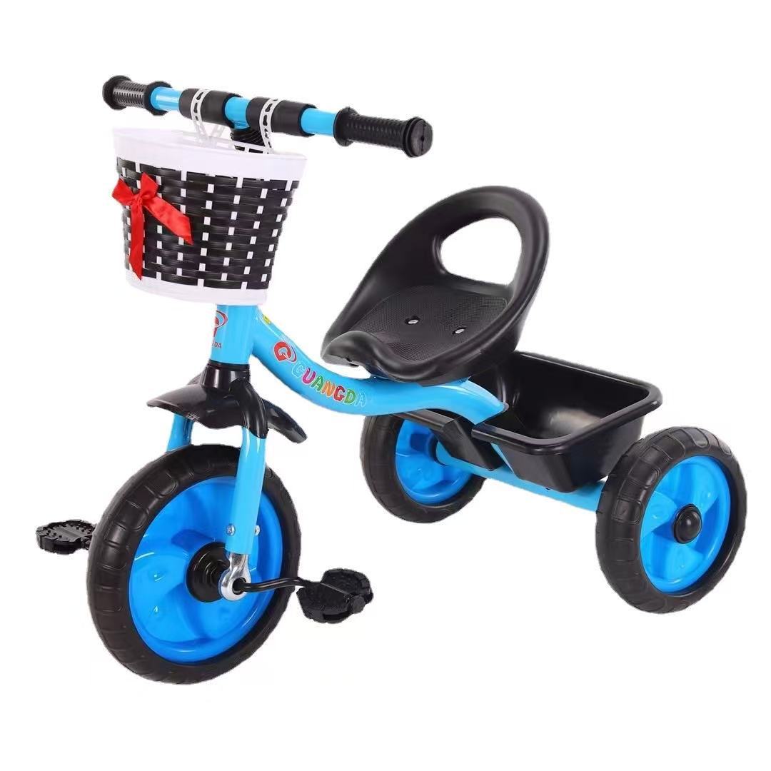 Manufacturer Supplies Children's Tricycle Bicycles 2-6 Years Old Stroller Pedals Anti-Rollover Children's Bicycles Wholesale