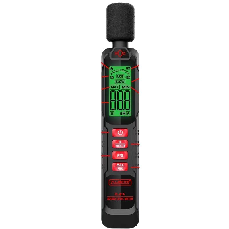 Decibel Tester Sound Tester Household Noise Meter Volume Measurement Sound Level Meter Noise Measurement Instrument