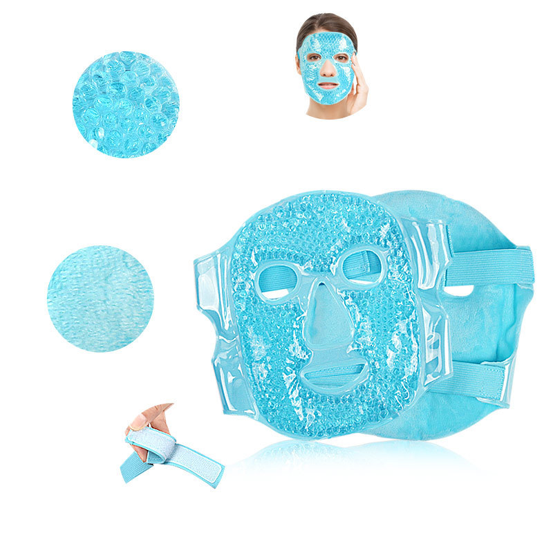 Stuffed Cloth Hot and Cold Compress Gel Mask Postoperative Recovery Ice Pack Cooling Mask Eye Mask Adjustable