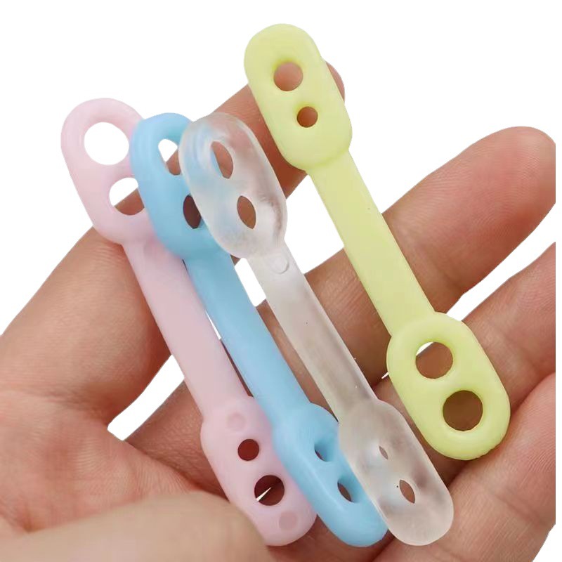 Drying rack windproof hook windproof buckle clothes bar windproof clip anti-slip fixing hook buckle anti-drop silicone strip