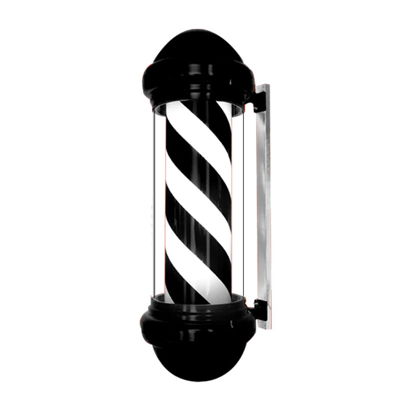 Hair turn light barber shop hair salon outdoor wall-mounted LED stainless steel light box turn light hair salon logo small light box