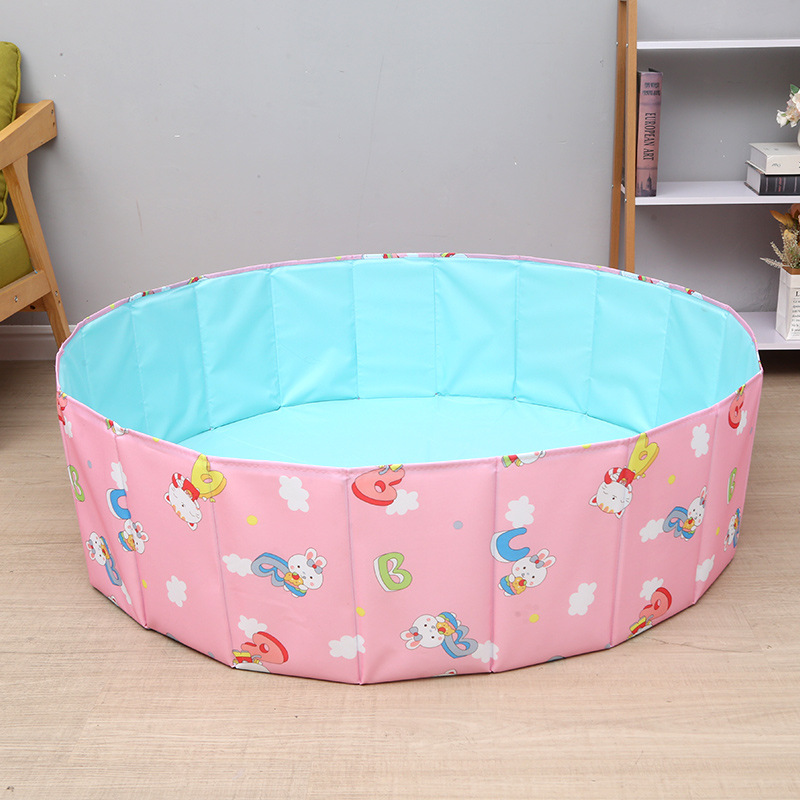 Folding sand pool baby ocean ball pool indoor baby color baby fence folding children play fence wholesale