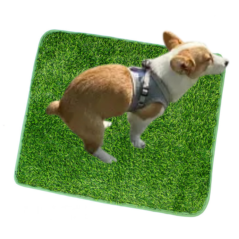 Cross-Border Artificial Pet Lawn Dog Toilet Pee Pad Turf Lawn Cat Pee Pad Basin Turf