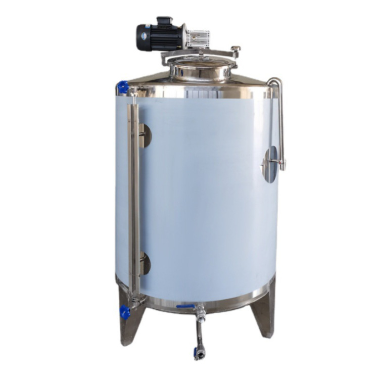 Stainless Steel Food Grade Oil Storage Container Vertical Vegetable Oil Storage Tank Small Blending Tank