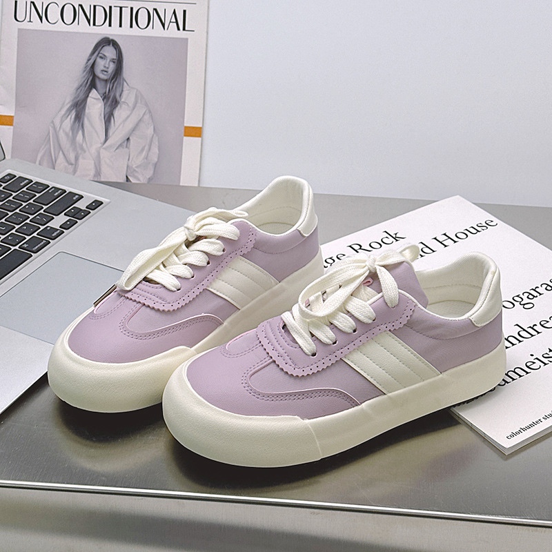 6535 Korean Style Breathable Sneakers Women's Ins Trendy 2024 Summer and Autumn New Niche Low-top All-match Thick-soled Casual Shoes